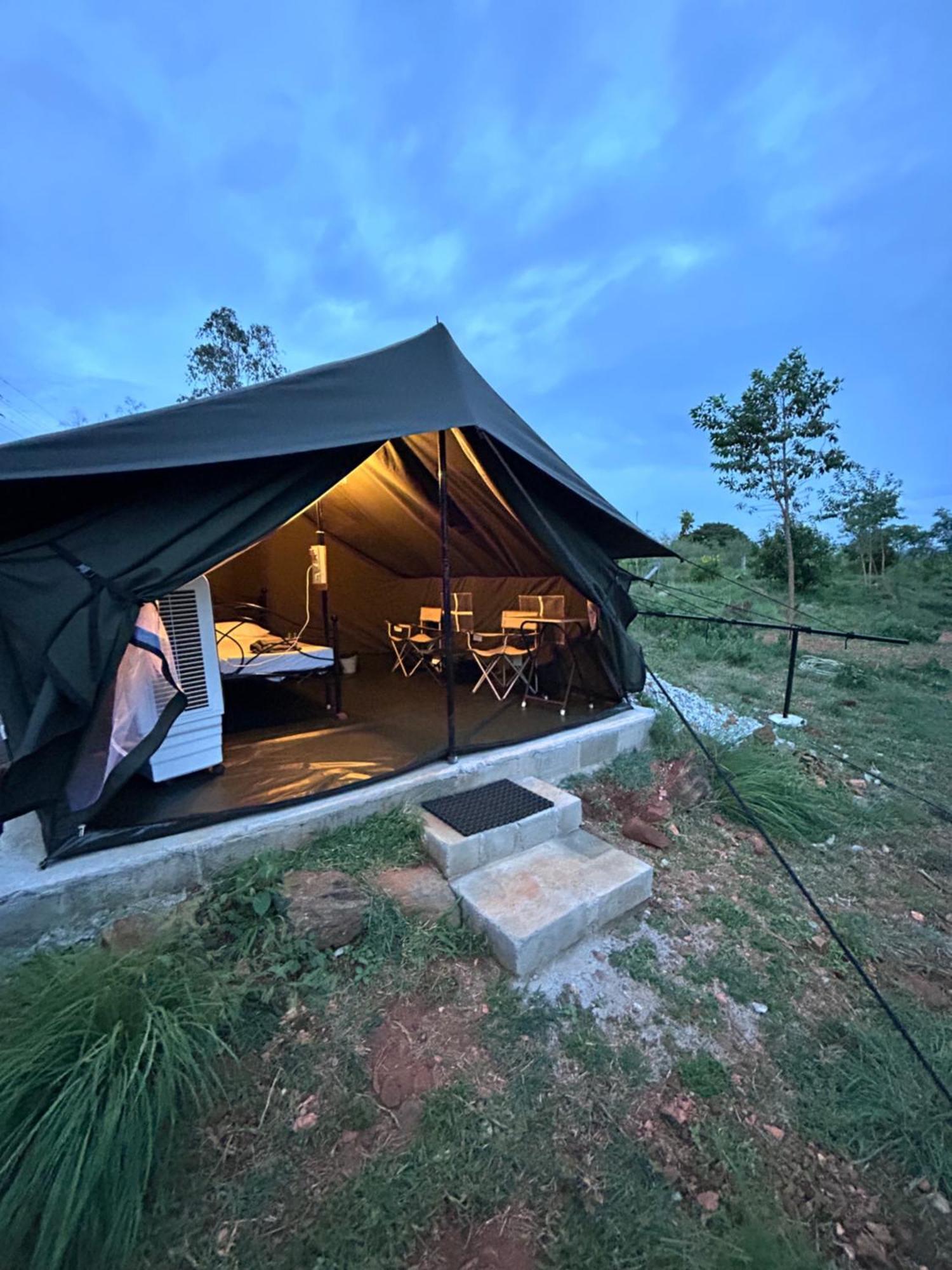 Hotel Wilderness Jungle Camp Malavalli Exterior foto
